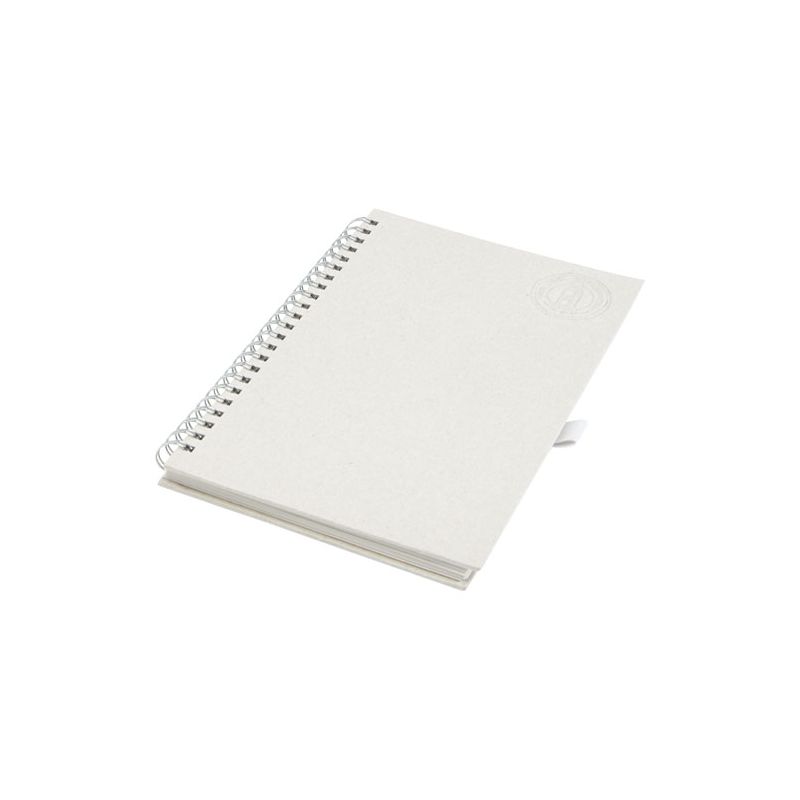 Bloc-notes à spirale format A5 "Dairy Dream" fabriqué à partir d'emballages de lait recyclés