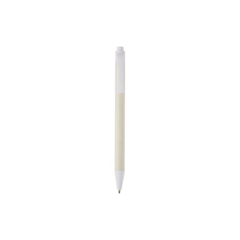 Stylo-bille « Dairy Dream » fabriqué à partir d’emballages de lait recyclés (encre noire)