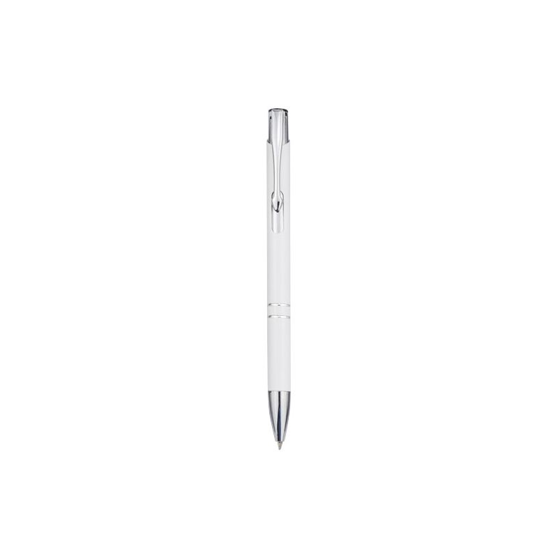 Stylo à bille en aluminium recyclé "Moneta" (encre noire)