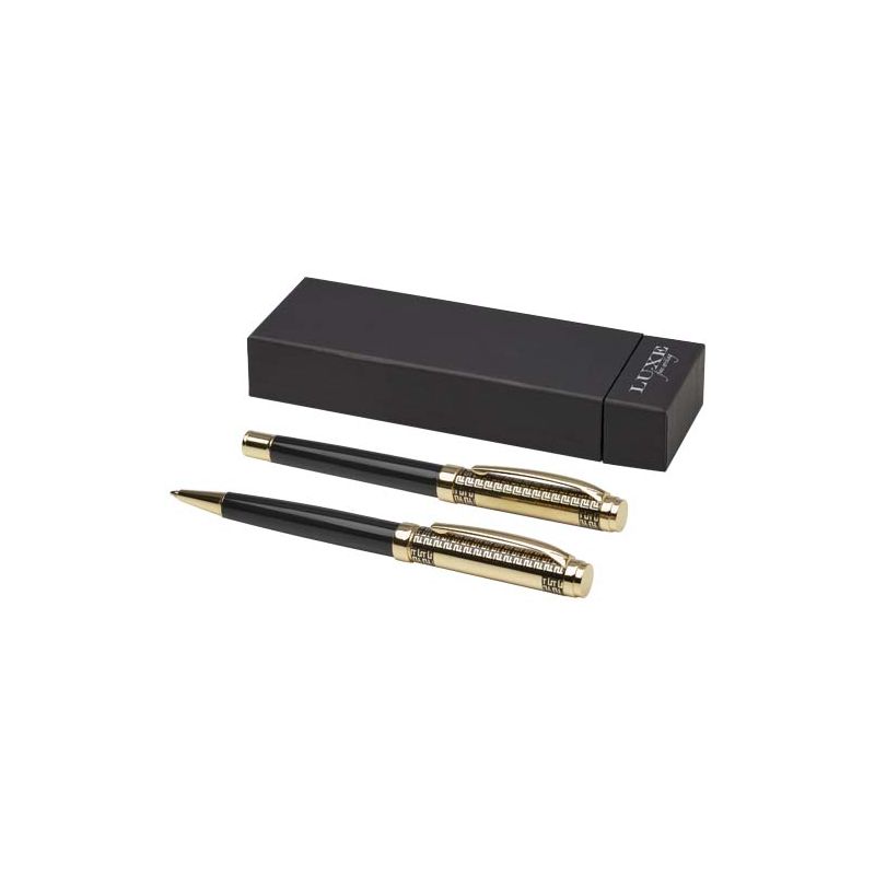 Coffret de stylos roller et bille "Legato" (encre bleue)