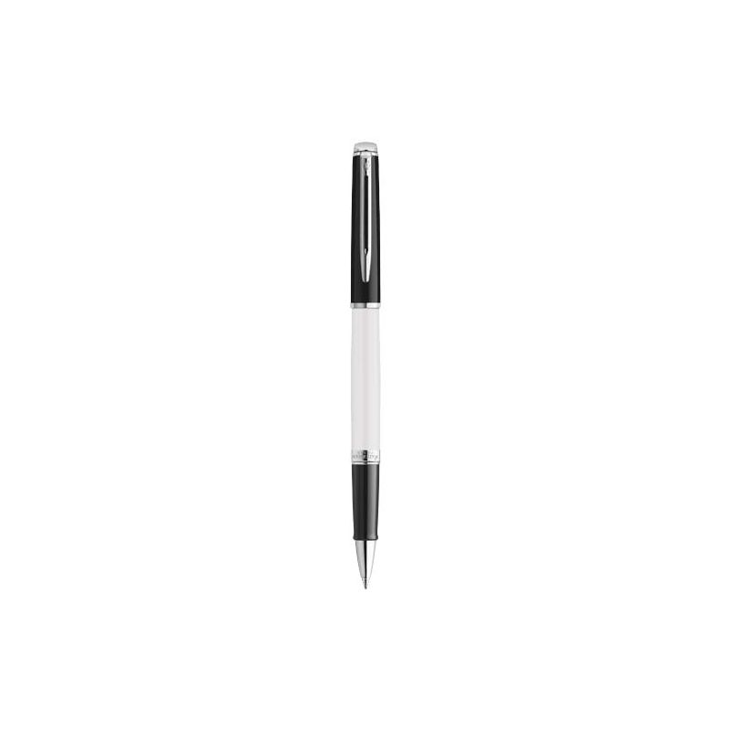 Rollerball à blocs de couleurs avec finition palladium "Hémisphère" (encre noire)