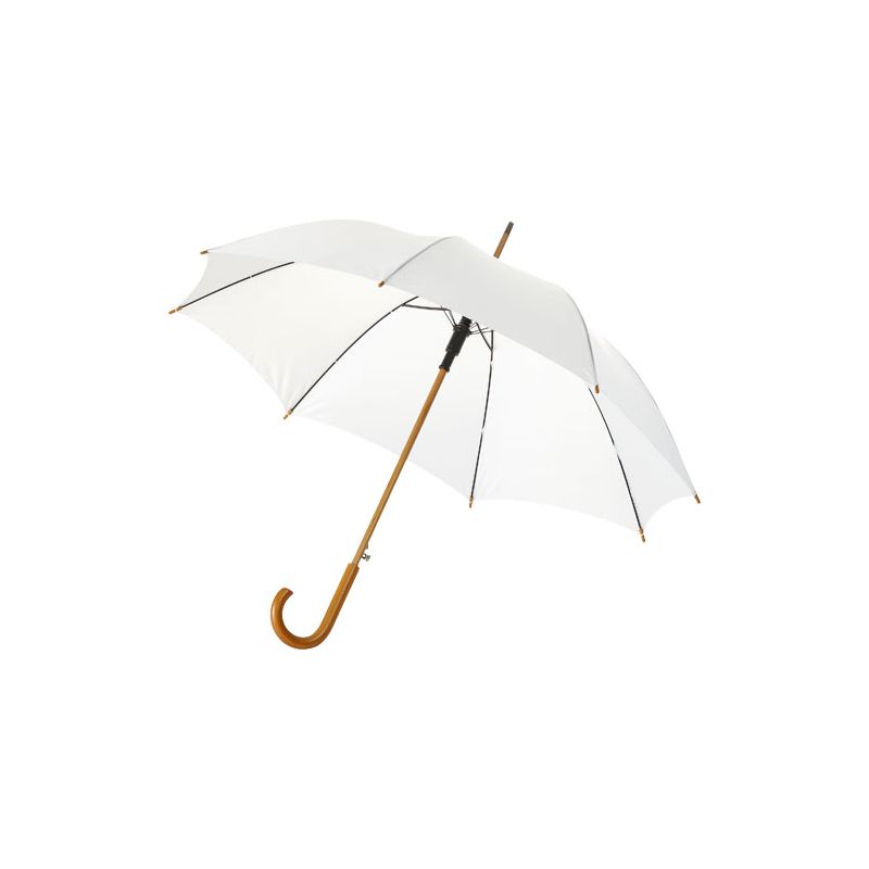 Parapluie automatique avec mât et poignée en bois 23" "Kyle"