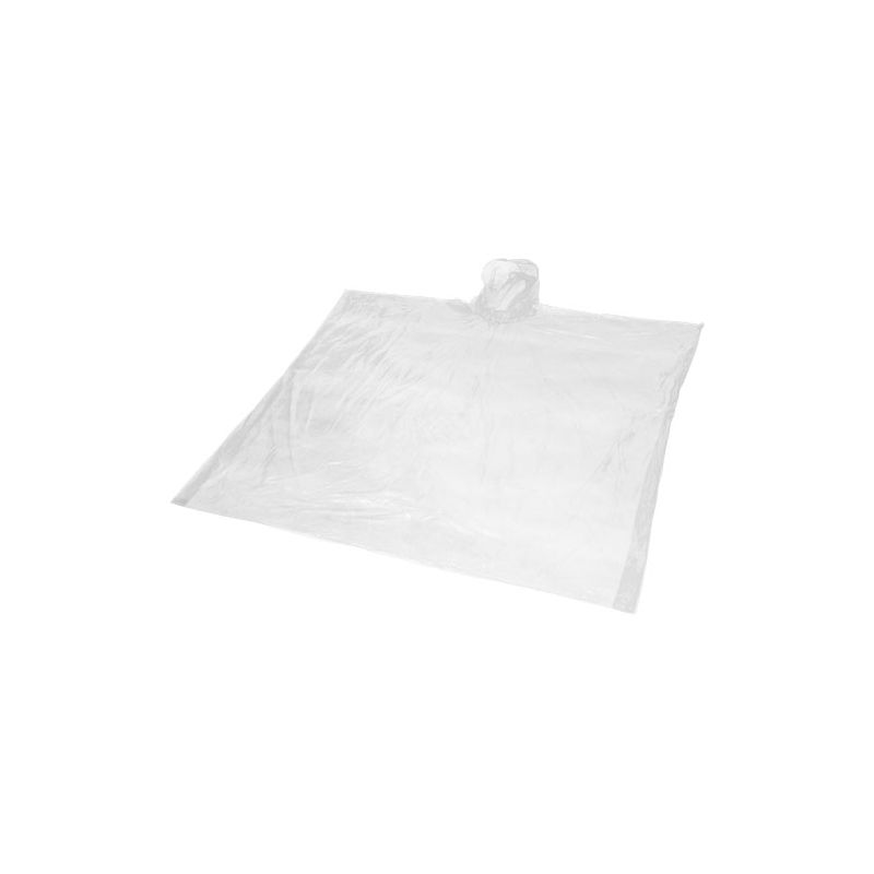 Poncho de pluie jetable en plastique recyclé avec pochette "Mayan"