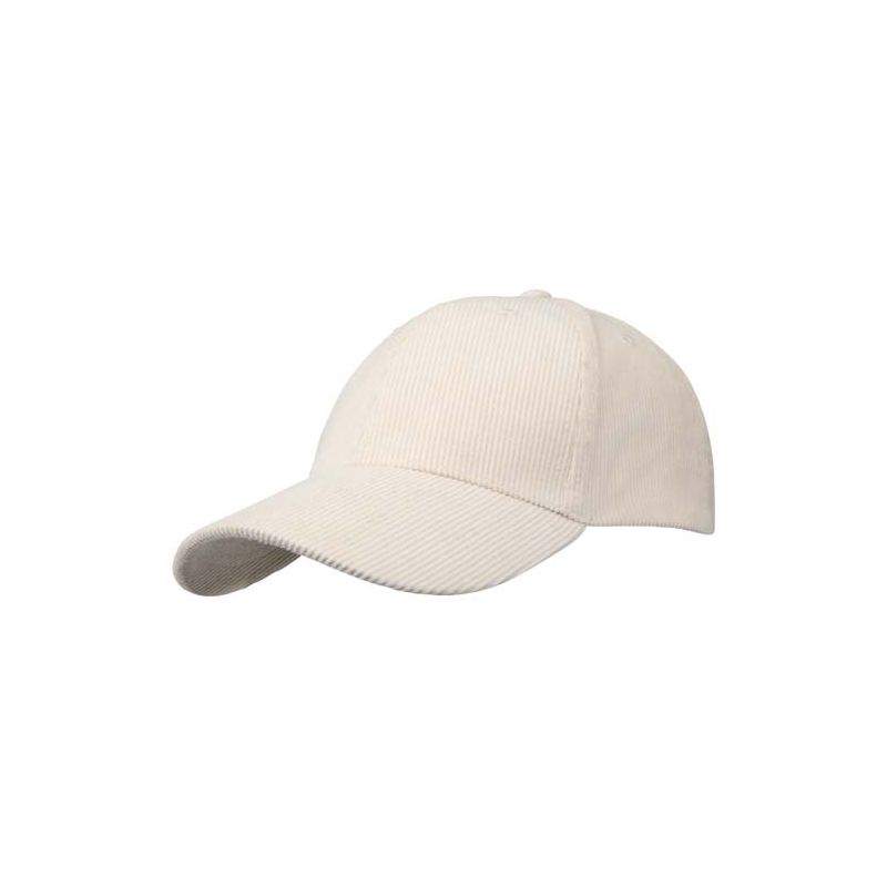 Casquette recyclée en velours côtelé 6 panneaux "Hutton"