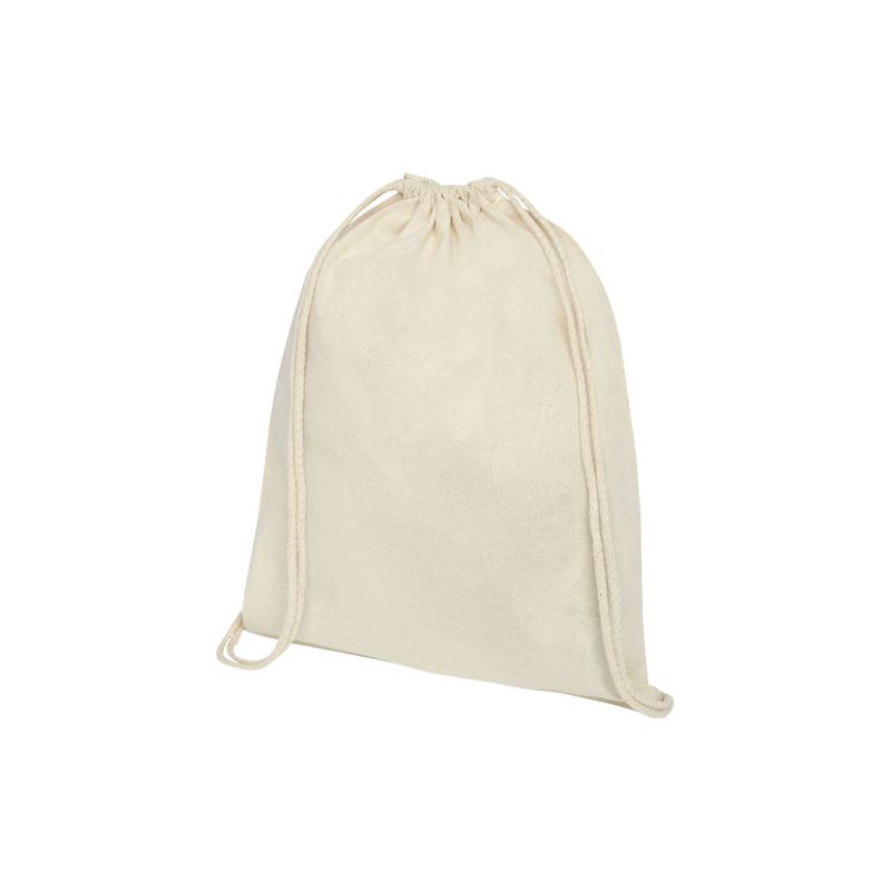 Sac à cordons en coton 100 g/m² de haute qualité "Oregon" 5L
