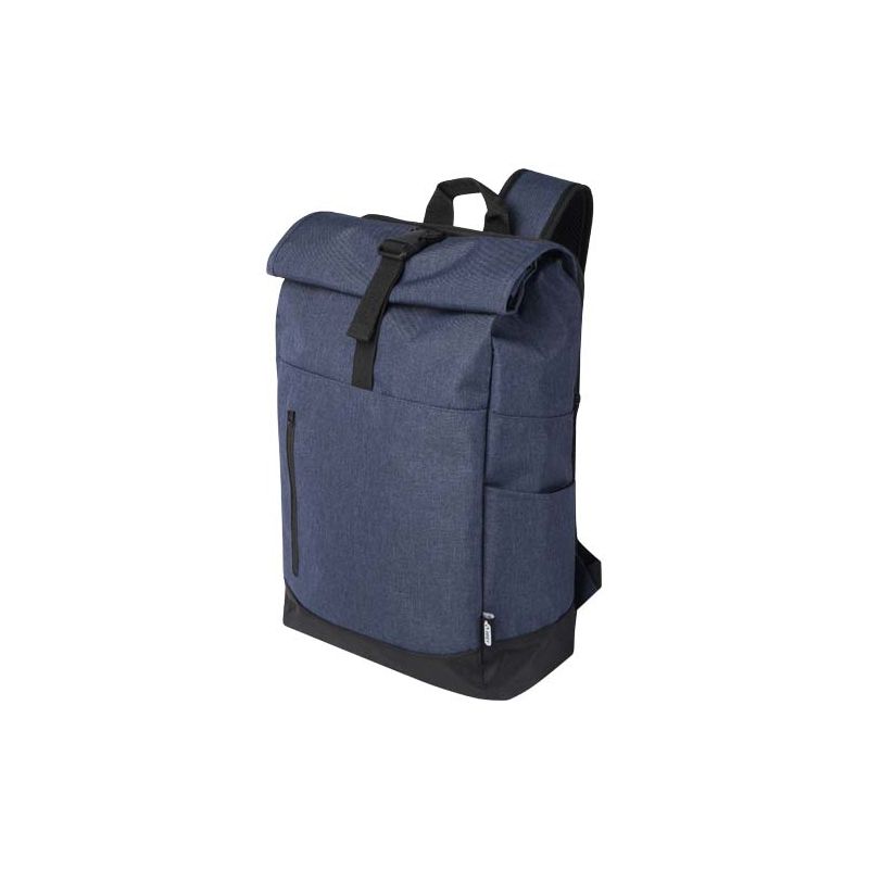 Sac à dos pour ordinateur portable à fermeture enroulable 15,6" recyclé GRS "Hoss" 12L