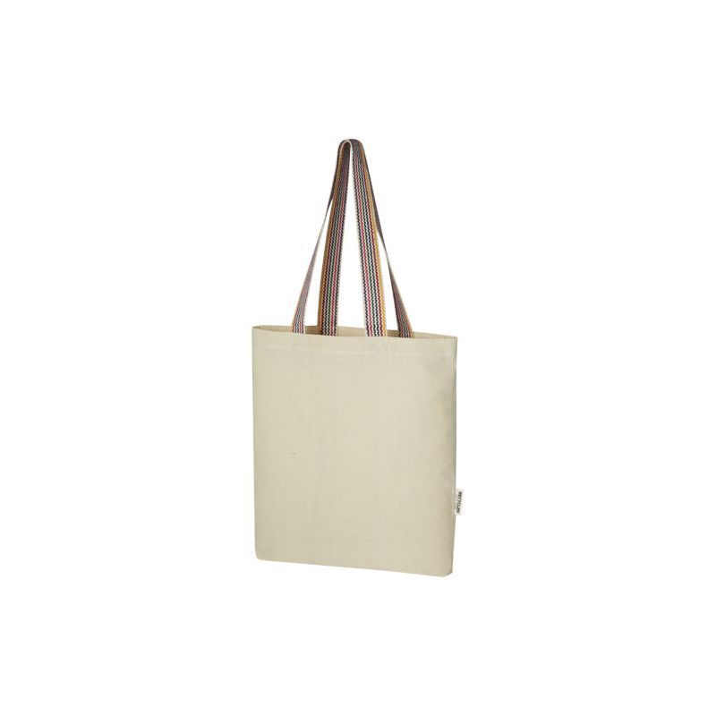 Sac en coton recyclé de 180 g/m² de 5 L « Rainbow »