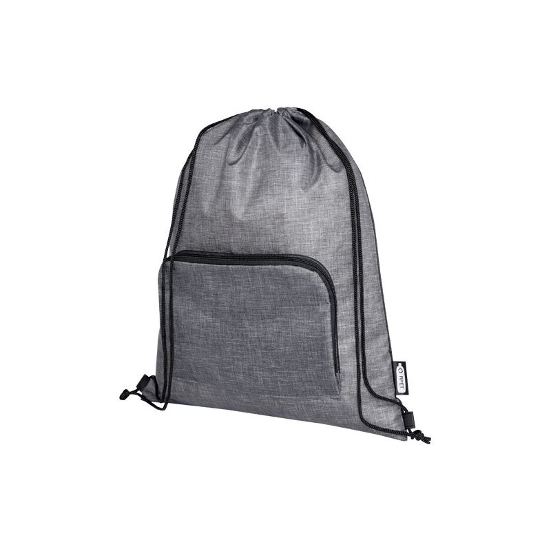 Sac à cordon pliable recyclé 7L « Ash »