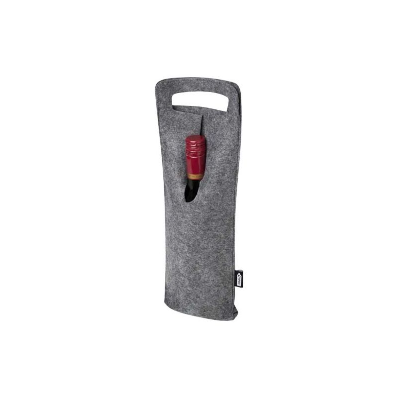 Sac à vin en feutre recyclé GRS de 75 cl "Felta"
