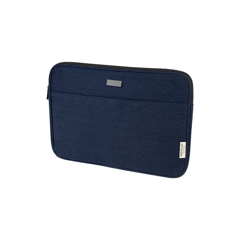 Housse pour ordinateur portable en toile recyclée de 14 pouces GRS 2L "Joey"