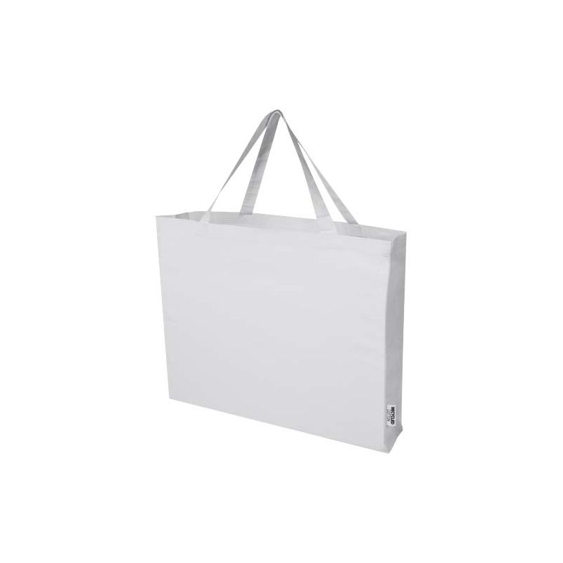 Sac en coton recyclé avec soufflet GRS 220 g/m² "Odessa" 40L