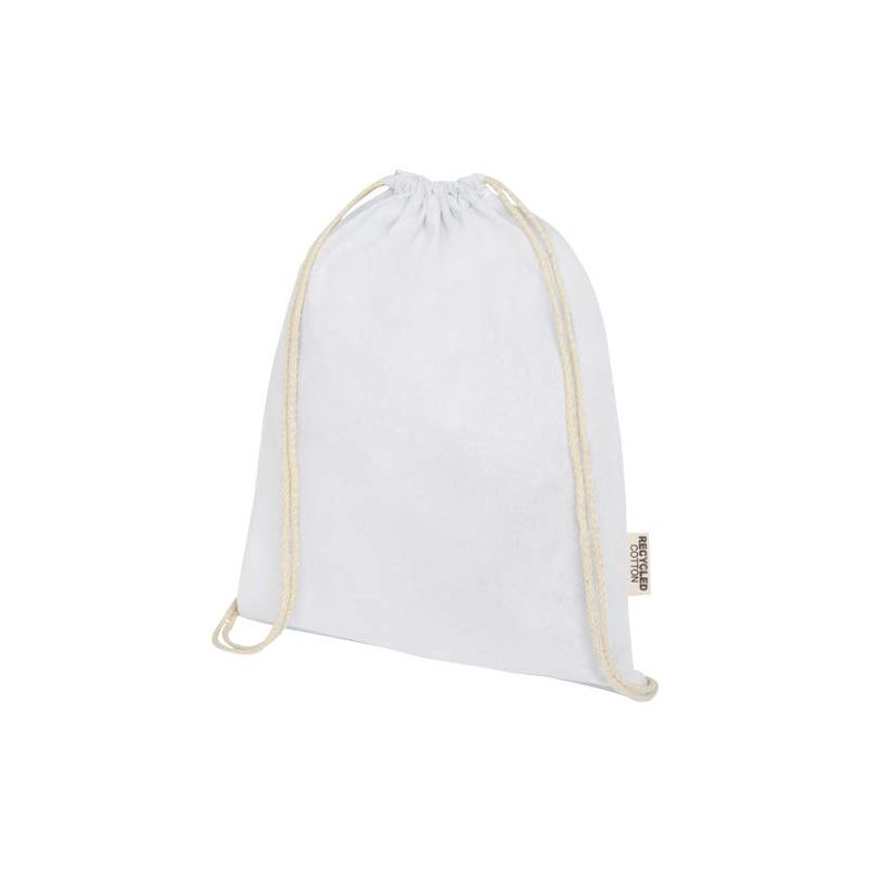Sac en coton recyclé GRS avec cordon 140 g/m² "Oregon"