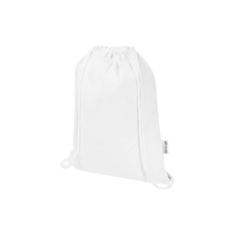 Sac à cordon recyclé GRS 140 g/m² de 5 L "Oregon Blend"