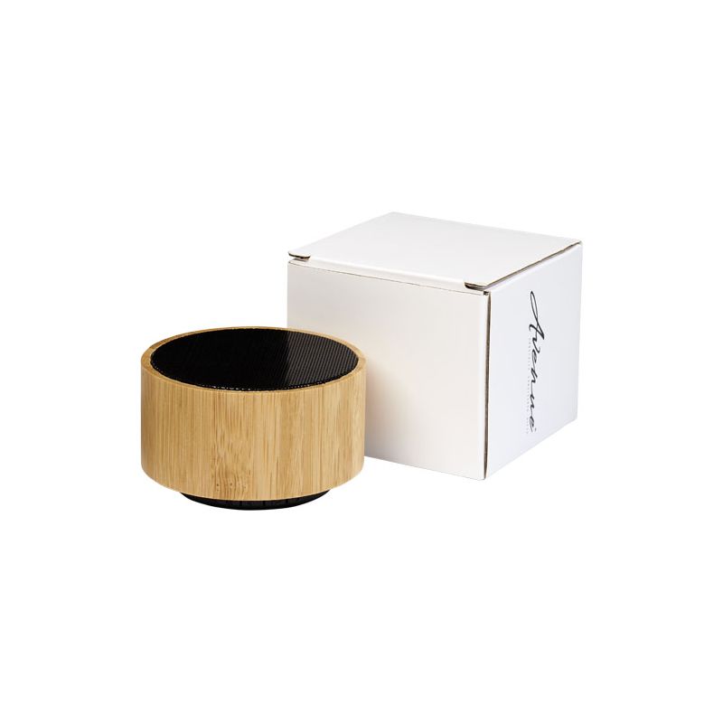 Haut-parleur Bluetooth® en bambou "Cosmos"