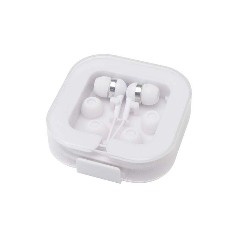 Écouteurs filaires USB-C avec boîtier de rangement en plastique recyclé "Dofida"