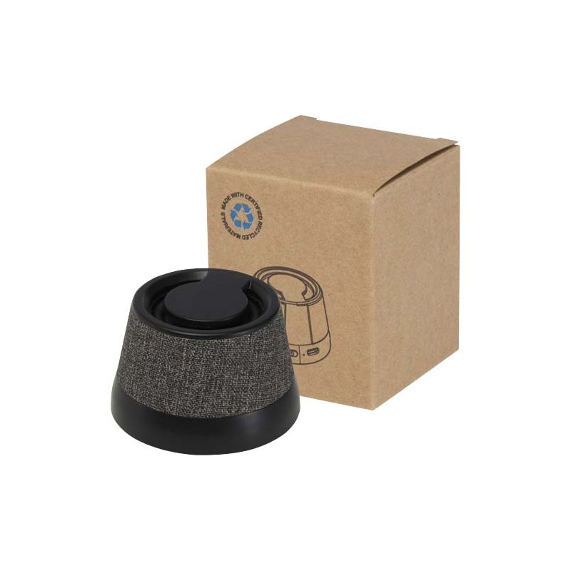 Haut-parleur magnétique sans fil en plastique recyclé 3 W "Horna"