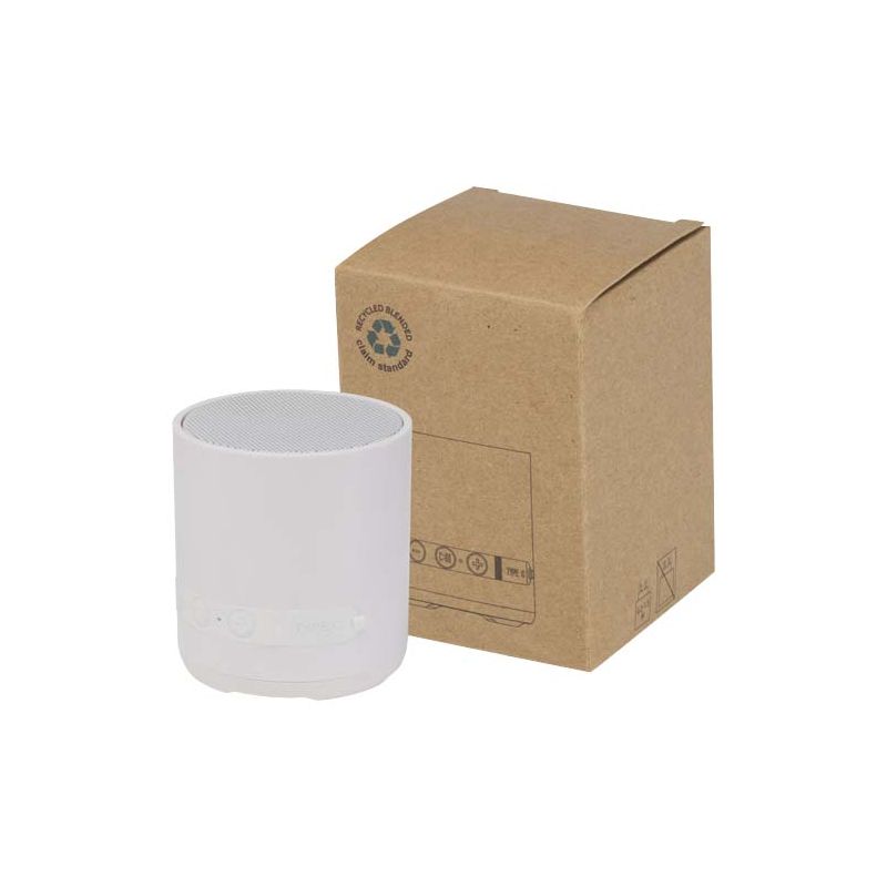 Haut-parleur sans fil en plastique recyclé 3 W "Hunor"