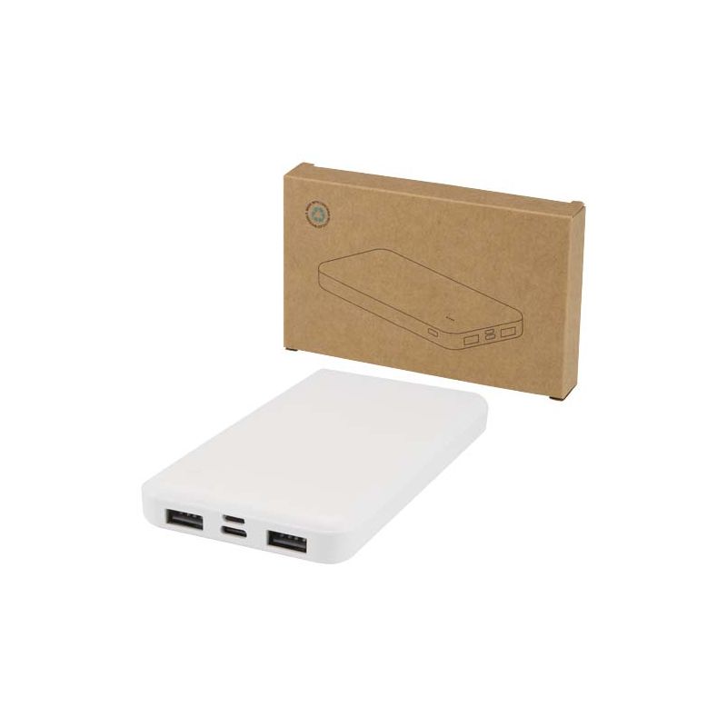 Powerbank de plástico reciclado de 10.000 mAh e 10 W "Intan"