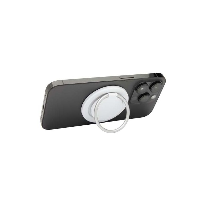 Support de téléphone magnétique en plastique recyclé avec support anneau "Albali"