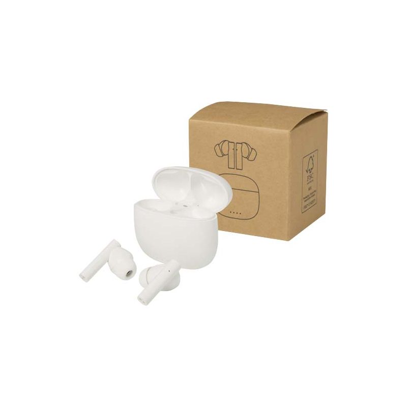 Écouteurs Bluetooth® True Wireless en plastique recyclé avec embouts en silicone "Alterf"