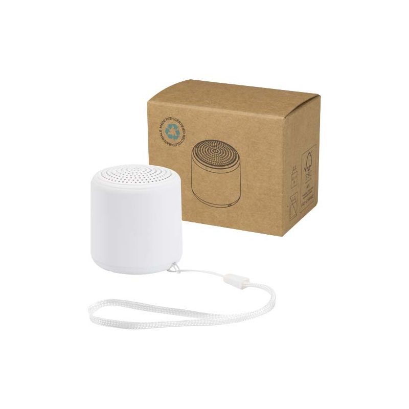 Enceinte Bluetooth® sans fil en plastique recyclé 3 W "Velkis"