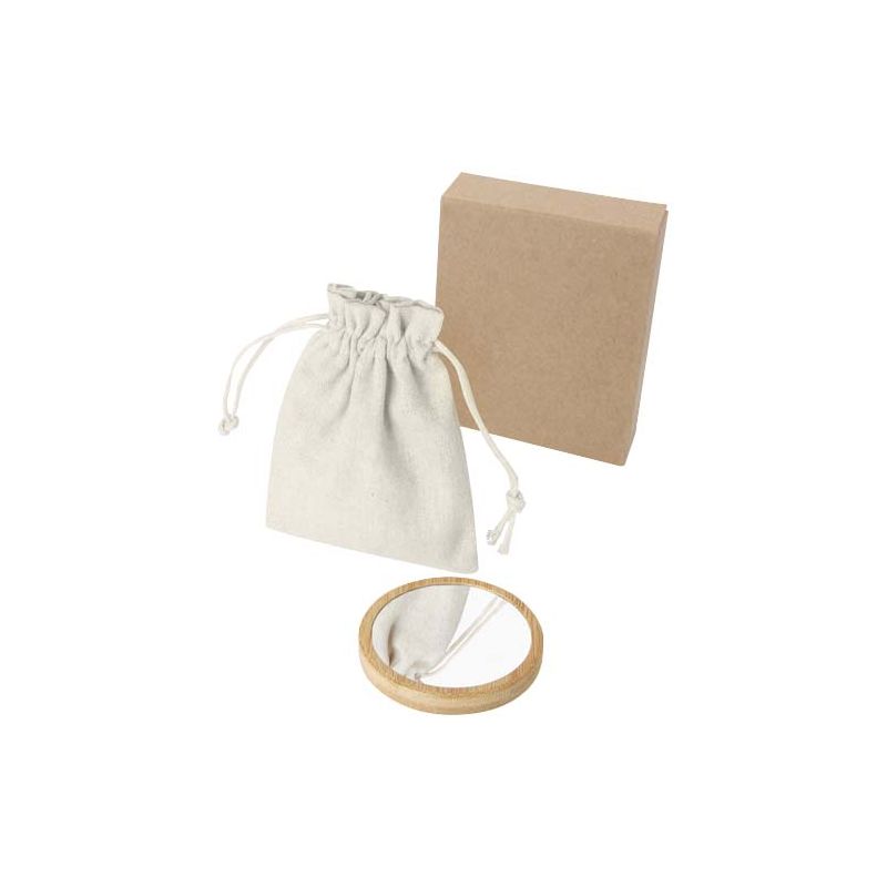 Miroir en bambou "Lustre"
