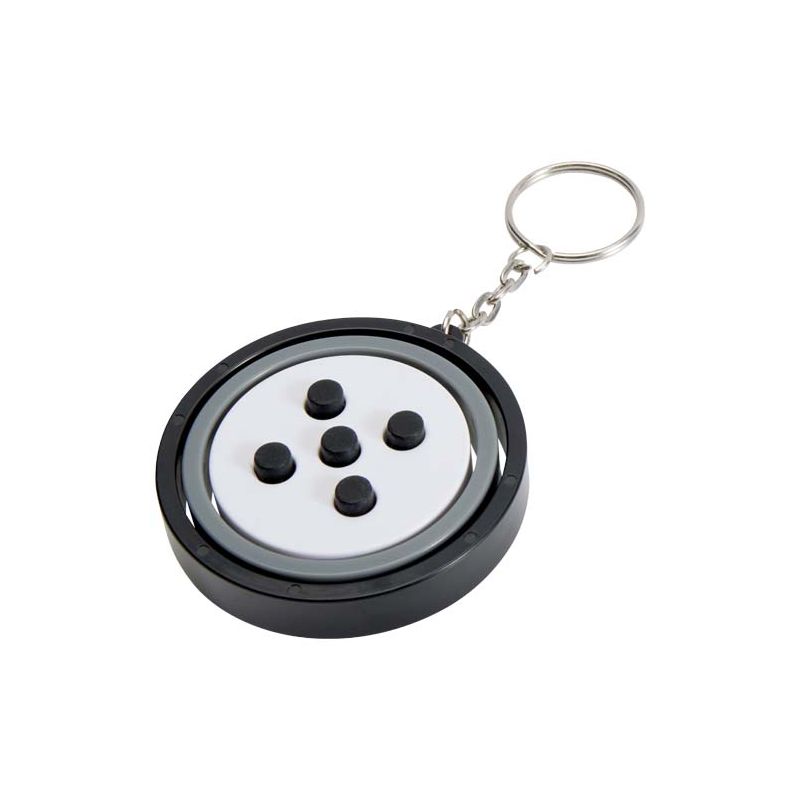 Porte-clés avec gyroscope en plastique recyclé "Spinx"