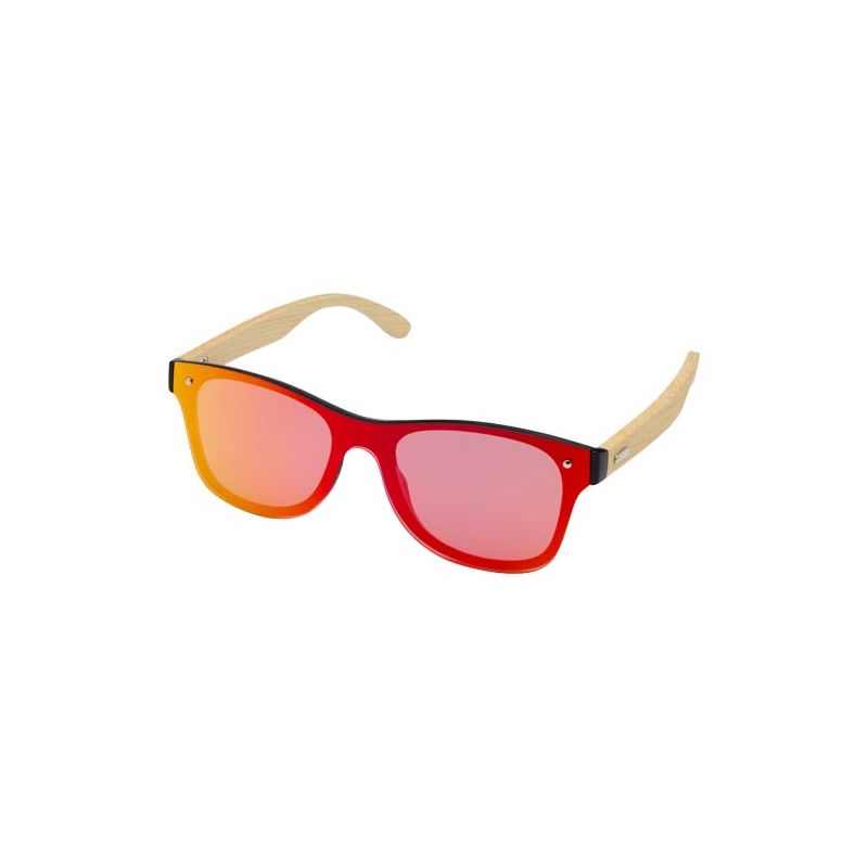 Lunettes de soleil avec branches en bambou "Tan"