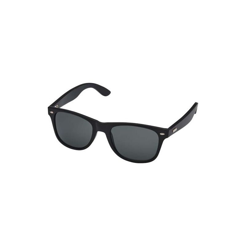 Lunettes de soleil en bambou avec revêtement noir « Arlo »
