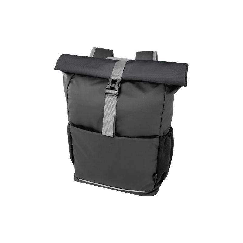 Sac de vélo roll-top imperméable 15" recyclé GRS 20 L "Aqua"