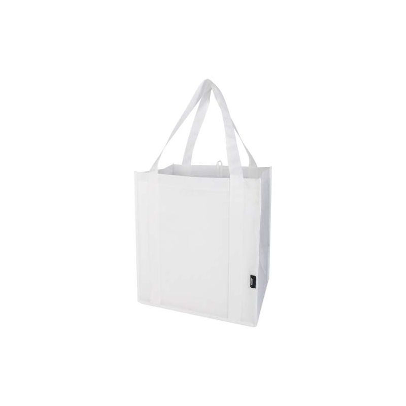 Sac non tissé recyclé avec plaque au fond GRS de 29 L « Liberty »