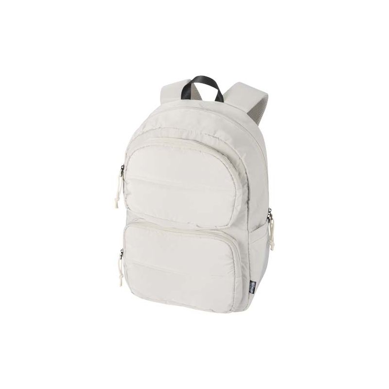Sac à dos pour ordinateur portable recyclé GRS 15,6 pouces 18 L « Puffer »