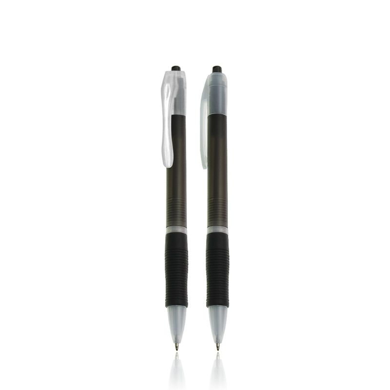 Stylo à bille en plastique, avec prise ergonomique