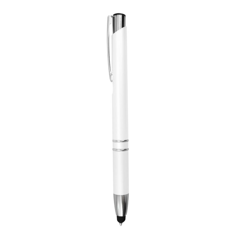 Stylo-bille Strix en plastique, avec fonction tactile et clip en métal