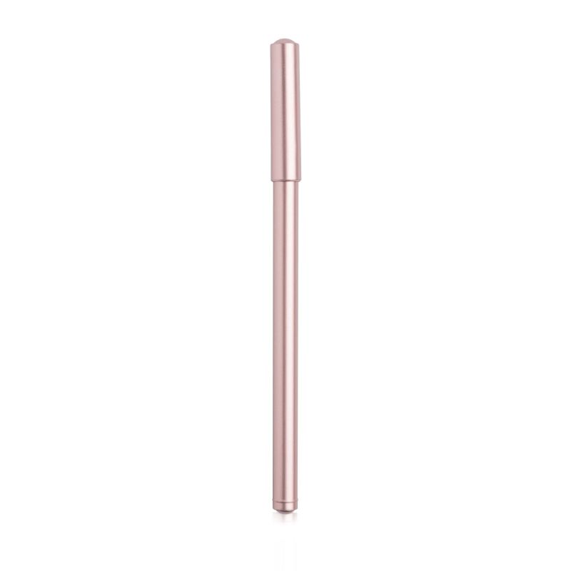 Stylo gel Charm, finition métallique, avec capuchon