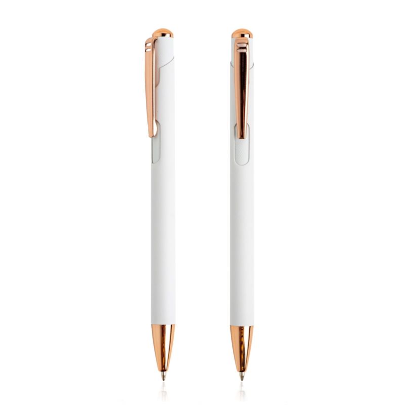 Stylo à bille en métal Writz, avec des détails cuivrés