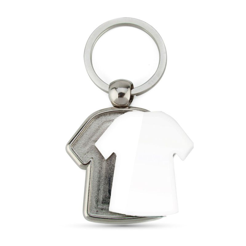 MX-D Porte-clés MX-D format t-shirt avec 2 faces, métal