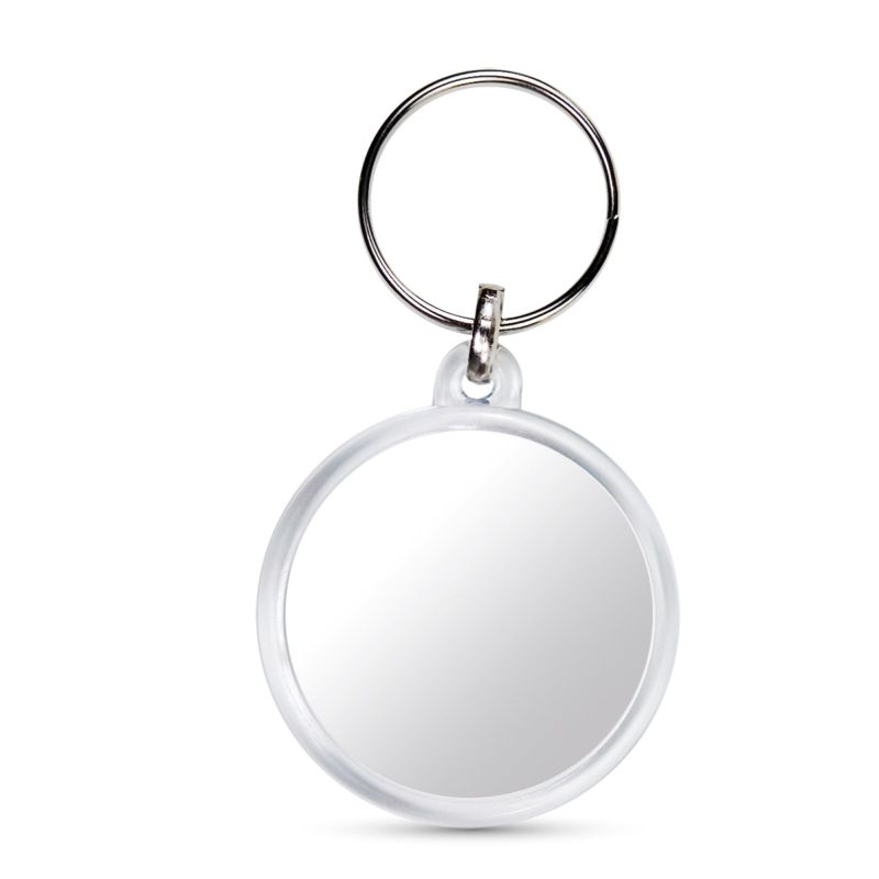 CR-37 Porte-clés acrylique rond 2 faces