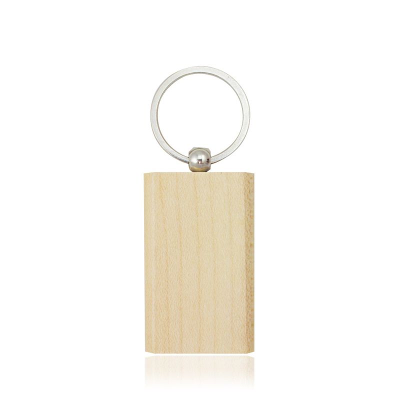 Kylie Porte-clés rectangulaire en bois