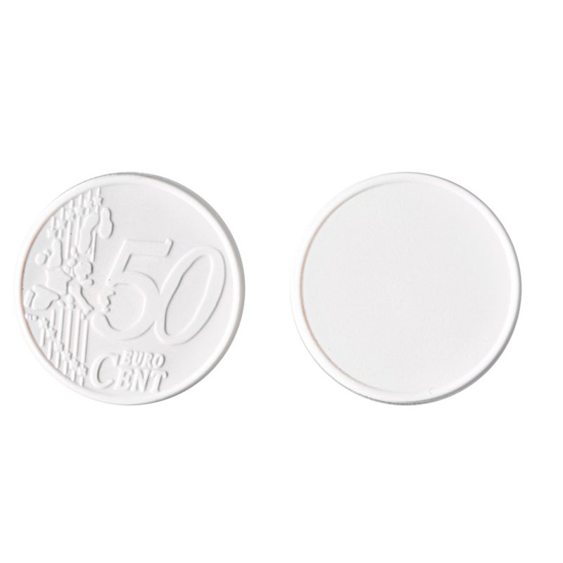 Jeton 50 Fiche € 0,50 pour chariot, plastique PS