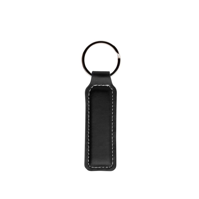 Porte-clés rectangulaire en PU Strakey