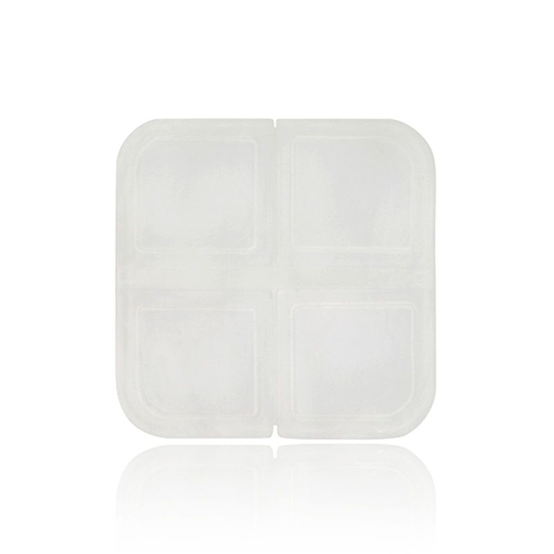 Labox Boîte de comprimés carrée, 4 compartiments