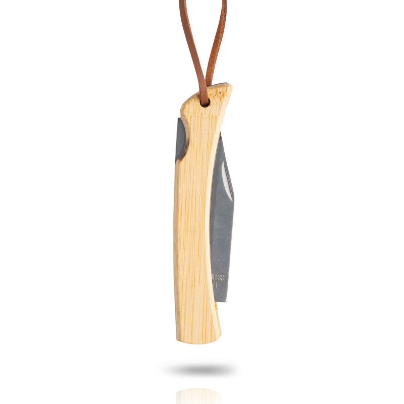 Bamblade Couteau en bambou et acier inoxydable