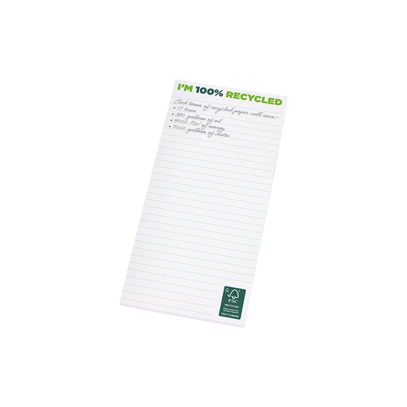 Bloc-notes 1/3 A4 recyclé "Desk-Mate®"