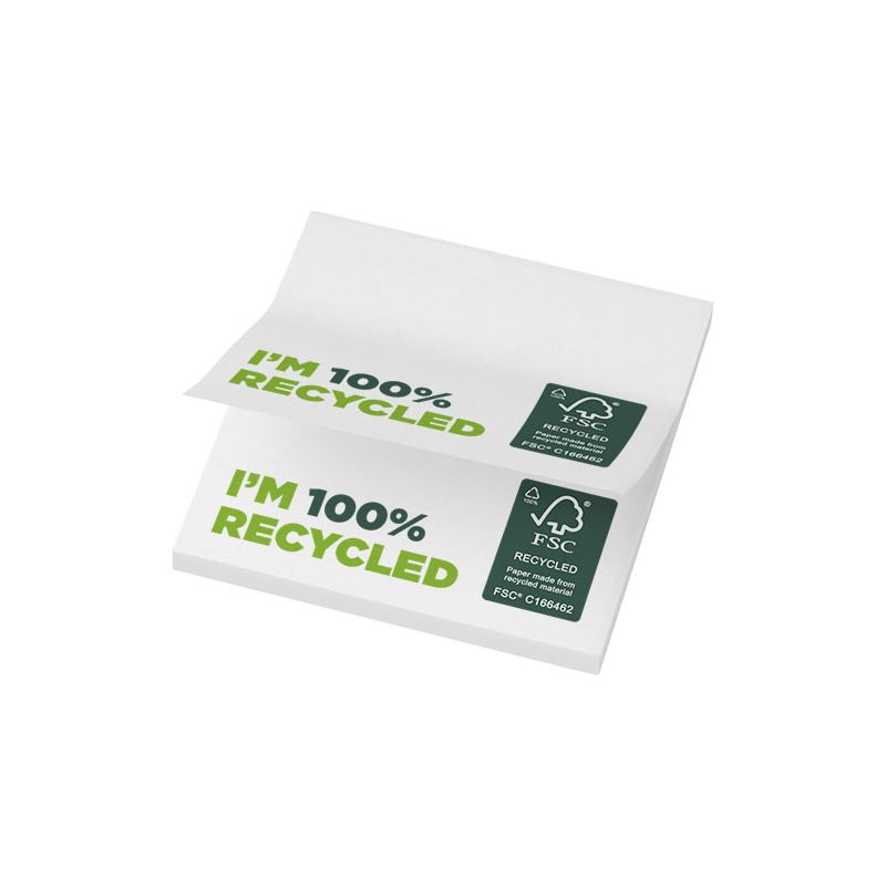 Notes adhésives recyclées 75 x 75 mm "Sticky-Mate®"