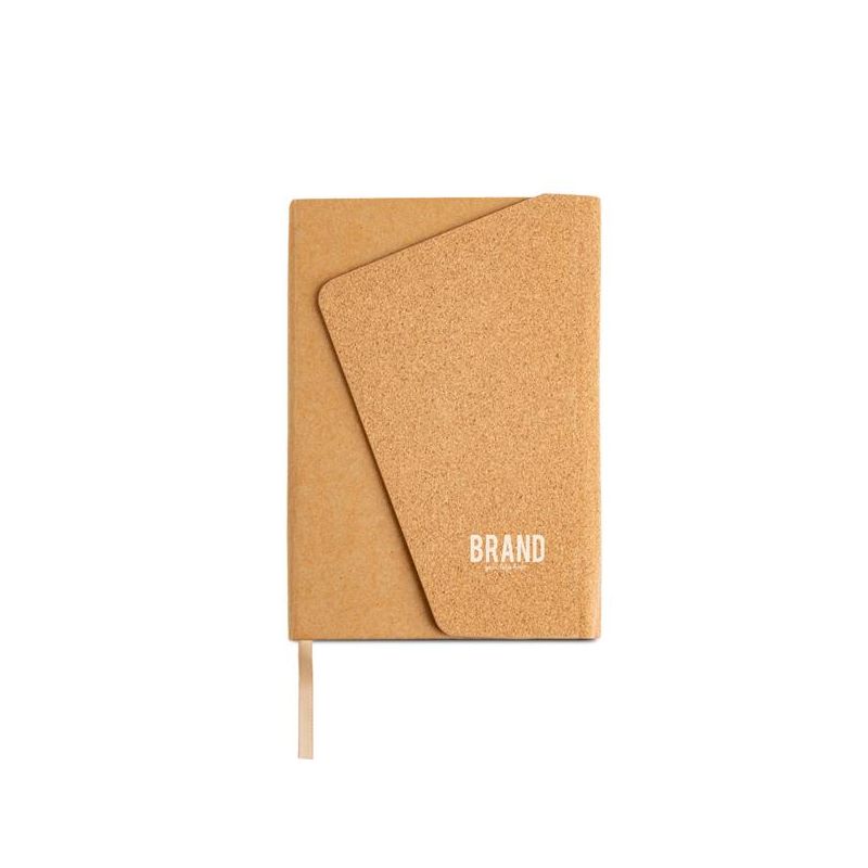 Abacork Bloc A5 avec couverture en kraft et liège avec fermeture magnétique
