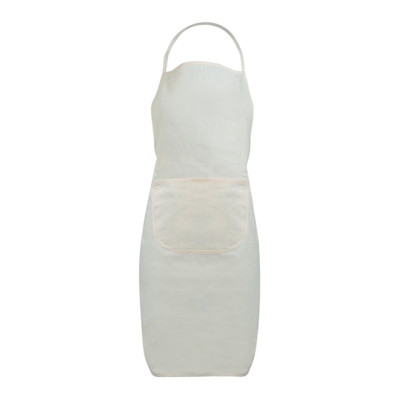 Apraw Tablier en toile brute avec poche, 100% coton