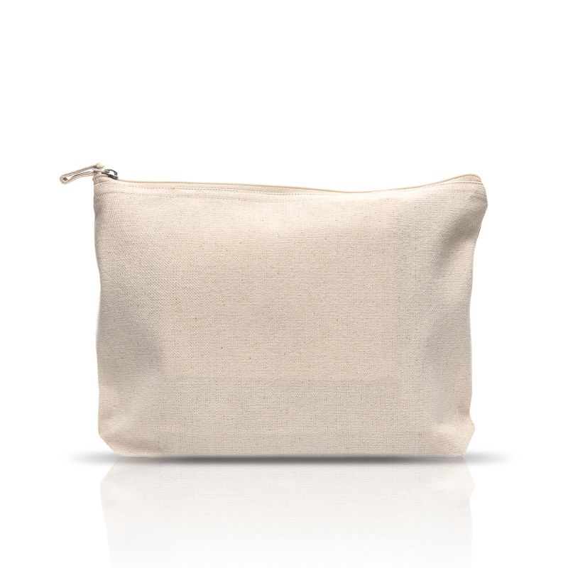 Unipouch Pochette 100 % toile de coton avec compartiment intérieur