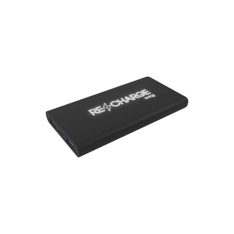 Batterie externe sans fil lumineuse de 10 000 mAh en caoutchouc "SCX.design P40"