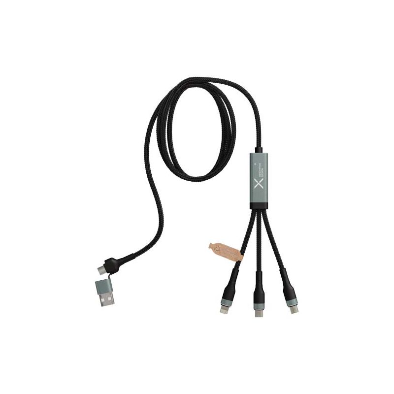 Câble de charge ultra-rapide RPET 100 W 5 en 1 "SCX.design C53"